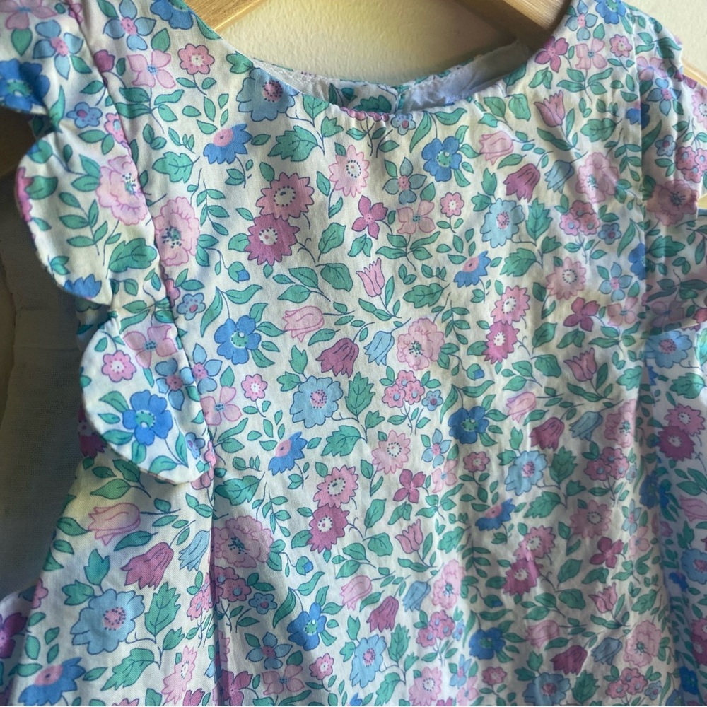 Jacadi Liberty Print Dress 12M - Picture 2 of 8